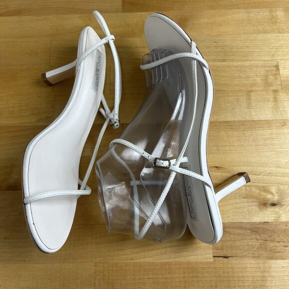 Tony Bianco White Strappy Heels - Picture 7 of 10